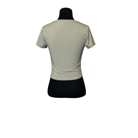 Express sage green short sleeves top size Small - Picture 10 of 11